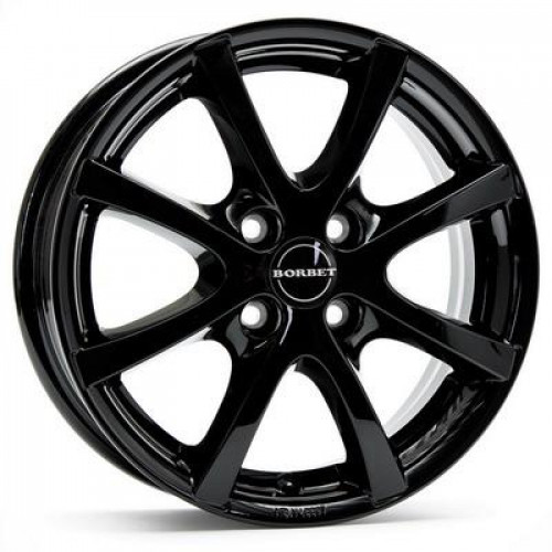Borbet LV4 W5.5 R14 PCD4x108 ET43 DIA63.4 gloss black